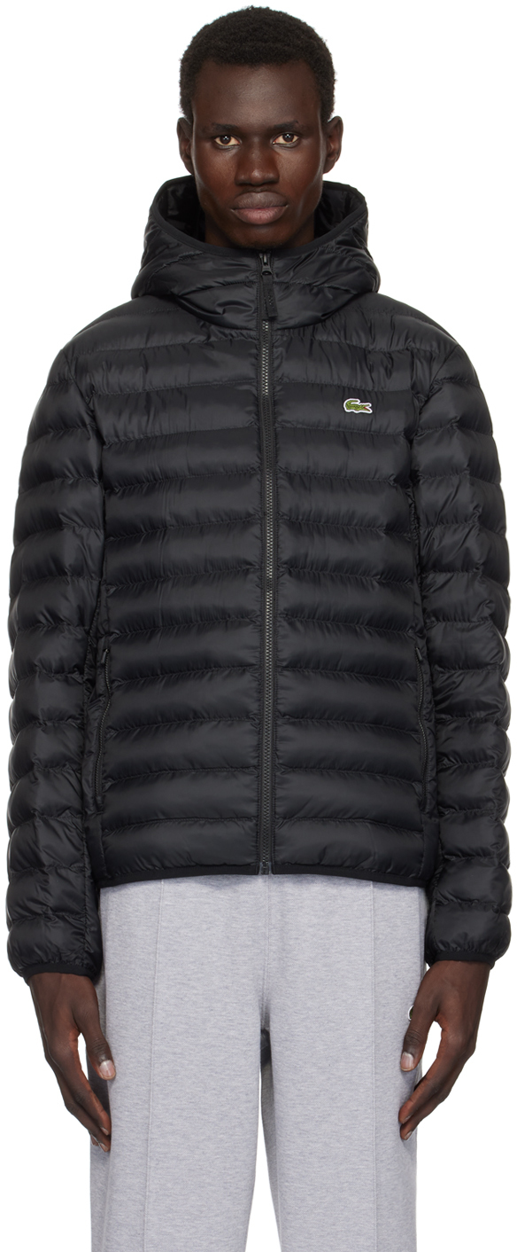 Black Zip Puffer Jacket