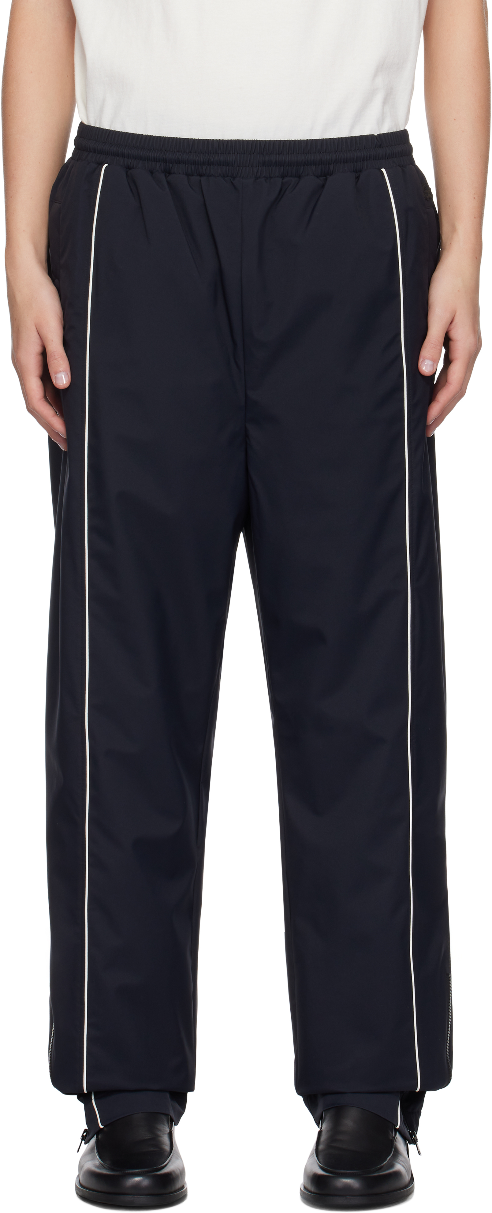 Shop Lacoste Black Jonque Track Pants In 031