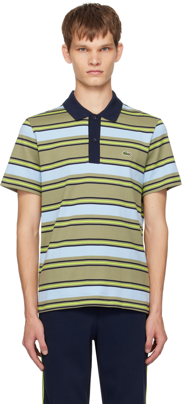 Multicolor Striped Polo