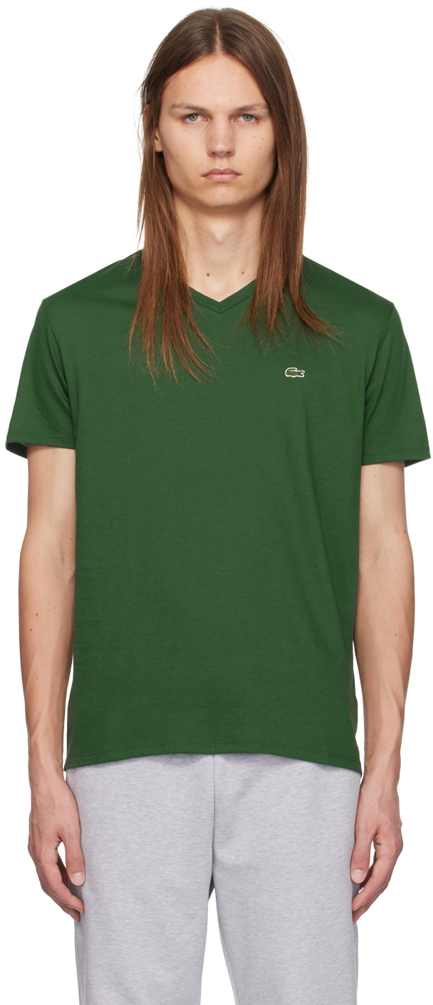 Green V-Neck T-Shirt