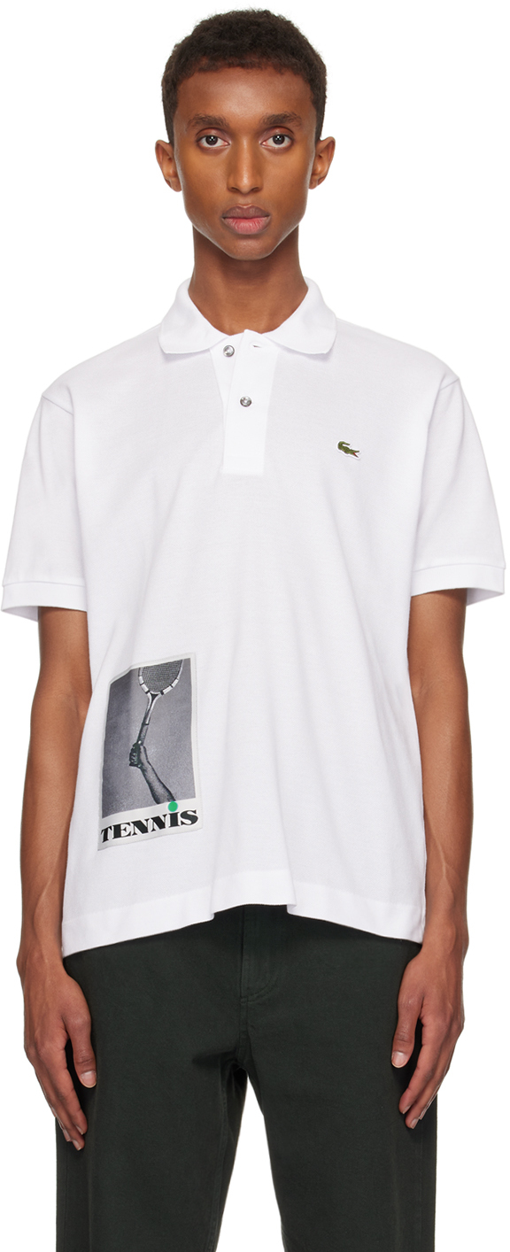 Shop Lacoste White Original L.12.12 Polo In 001