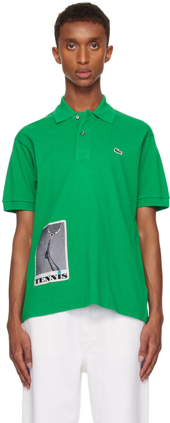 Shop Lacoste Green Original L.12.12 Polo In Ldm