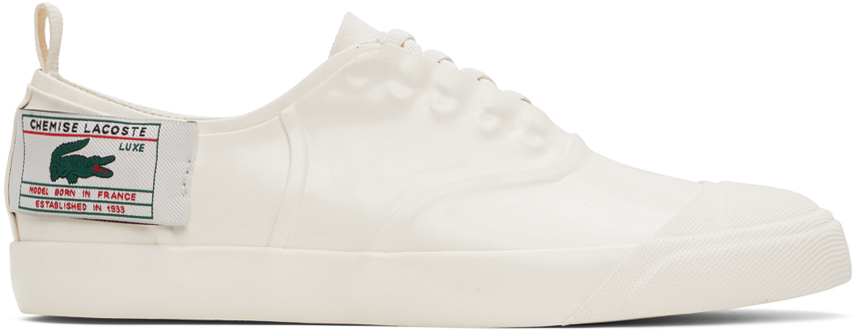 Shop Lacoste White René Runway Sneakers