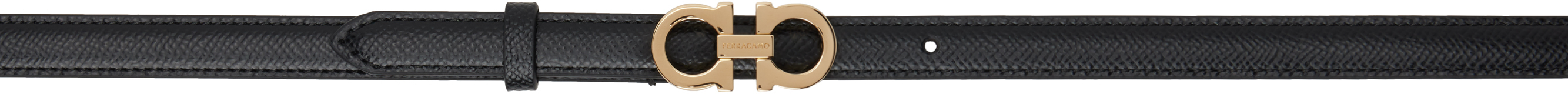 Black Gancini Fisse Belt