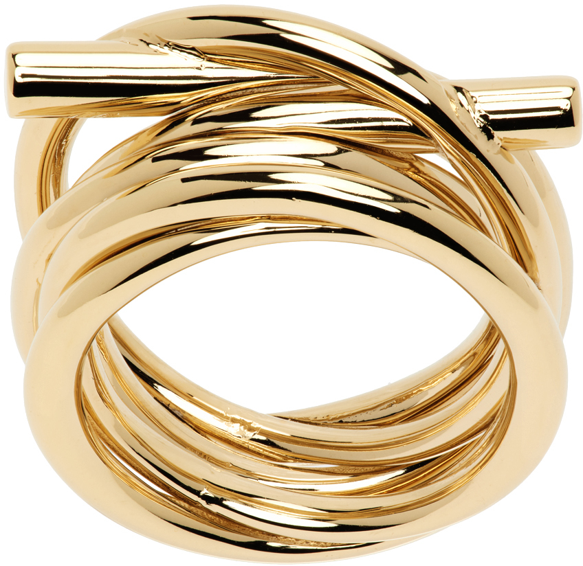 Gold Gancini Ring