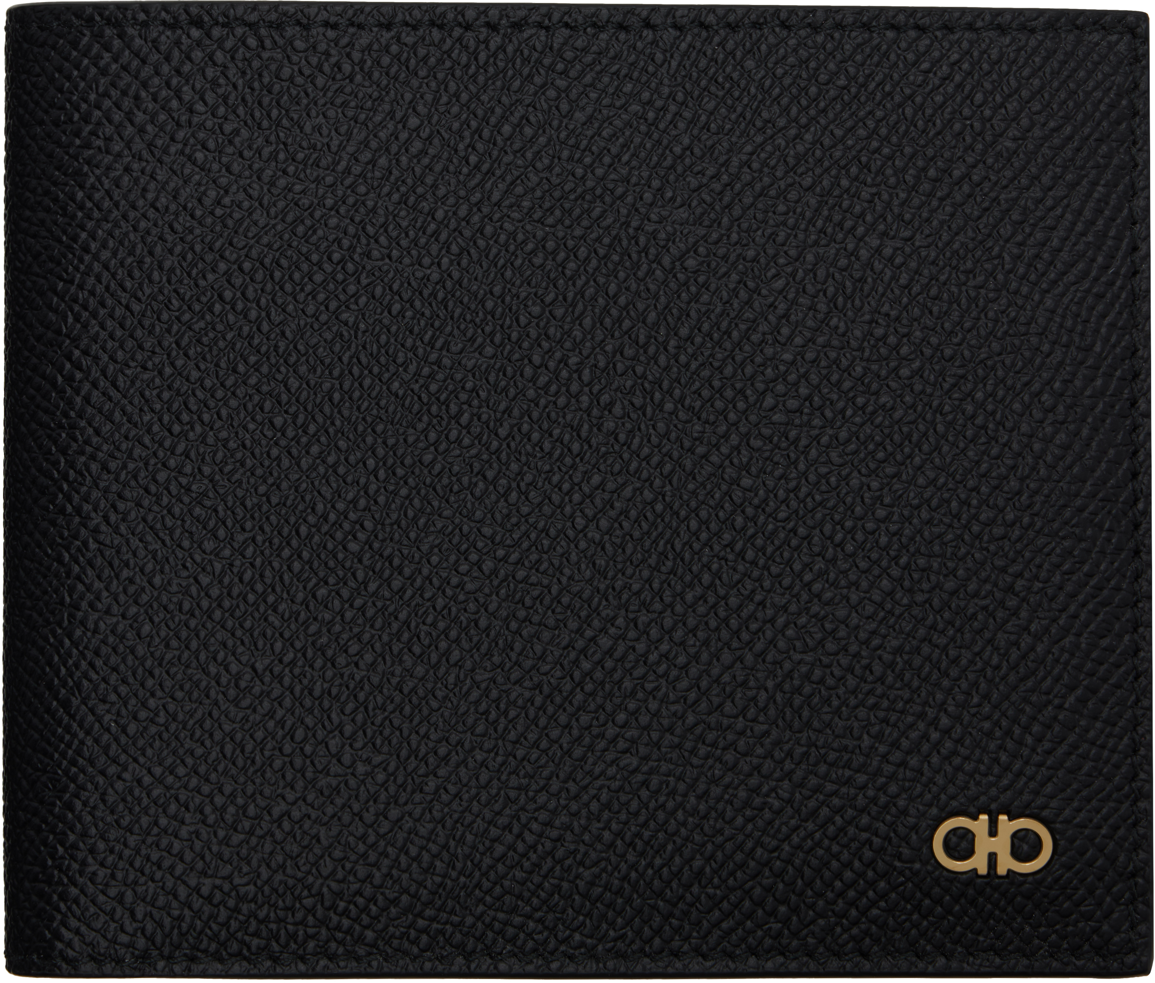 FERRAGAMO BLACK GANCINI WALLET 