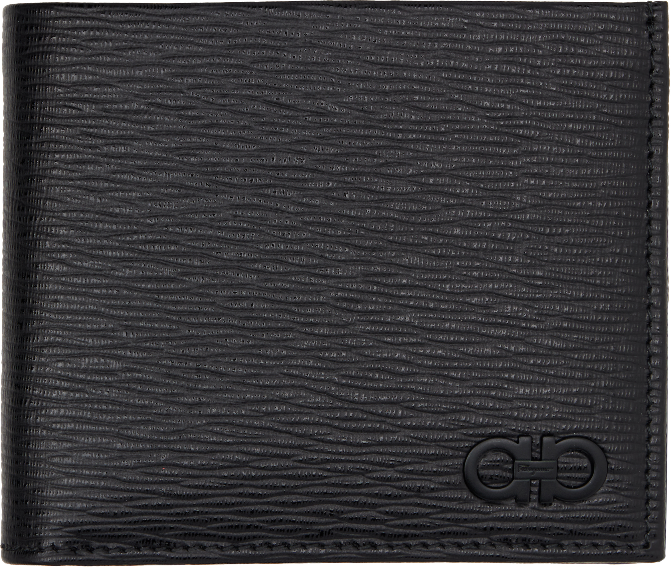 Black Gancini Coin Pocket Wallet