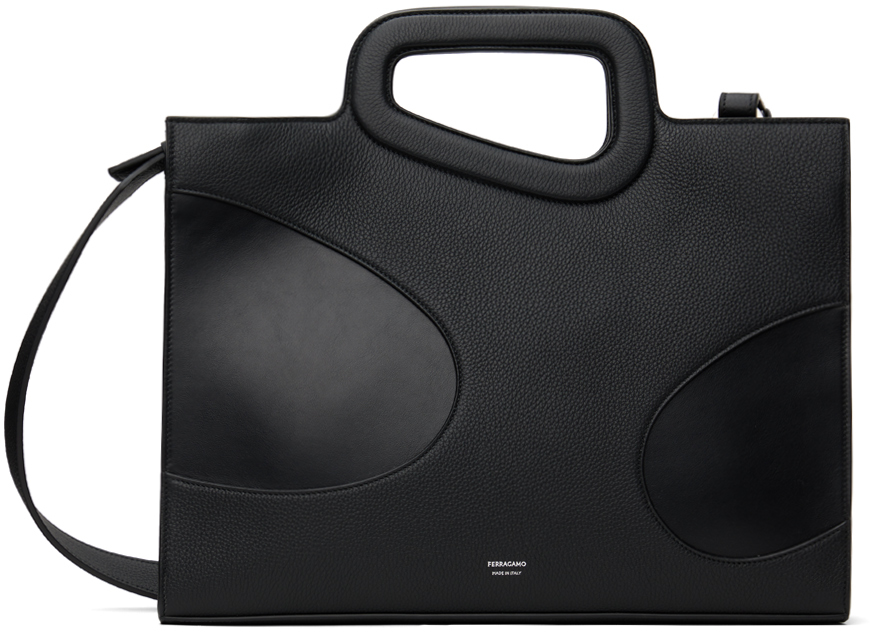 Black Cutout Briefcase