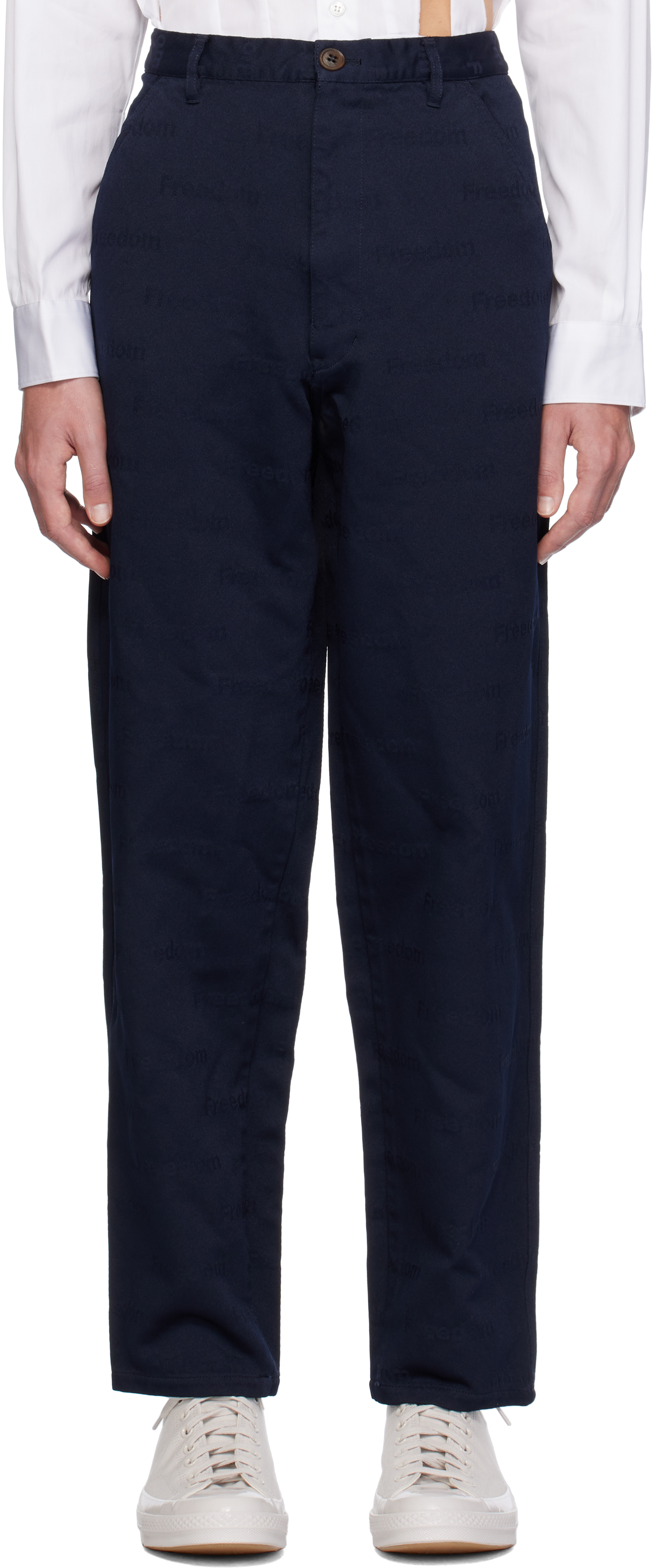 Navy 'Freedom' Trousers