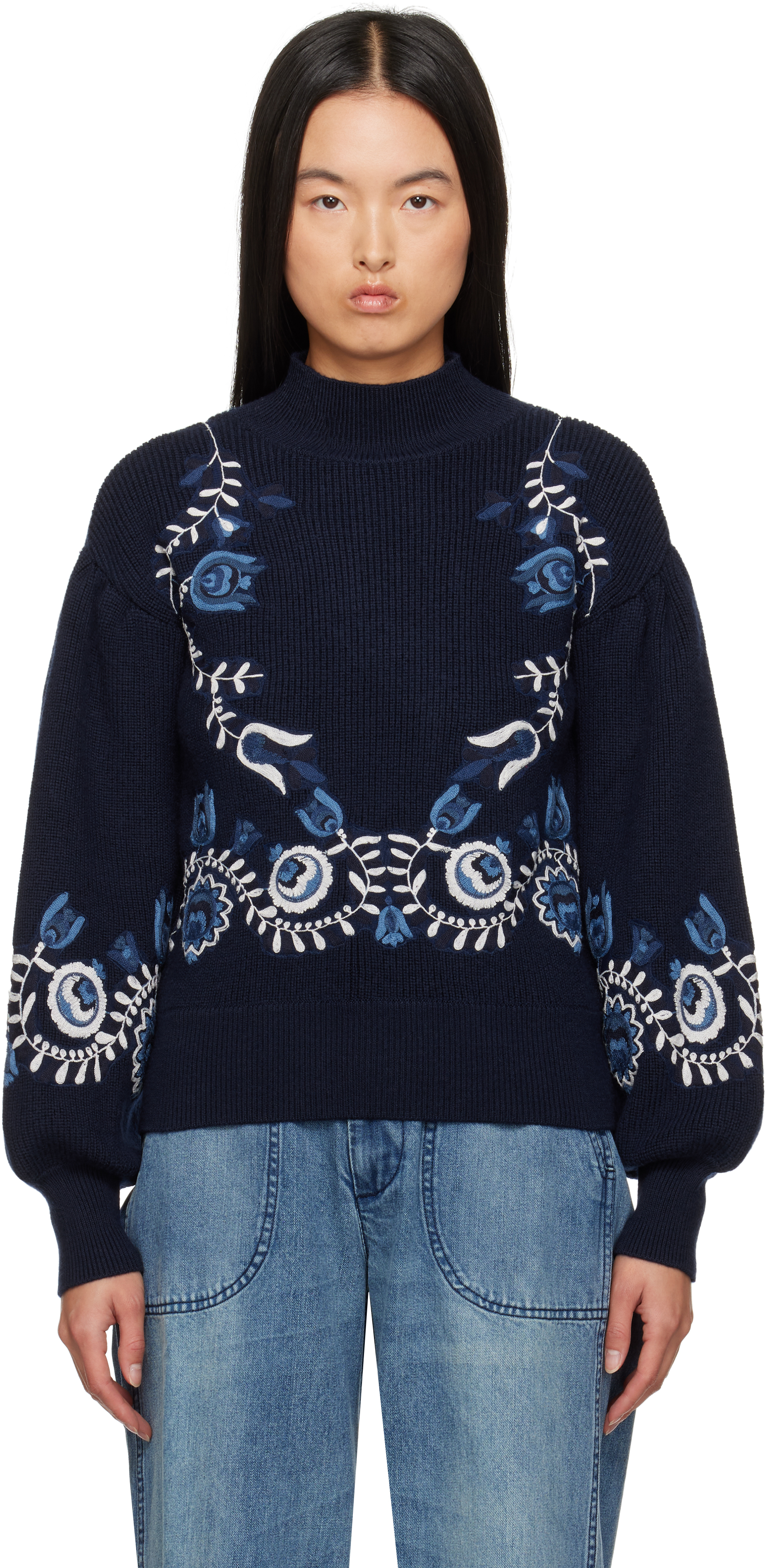 Navy Inga Sweater