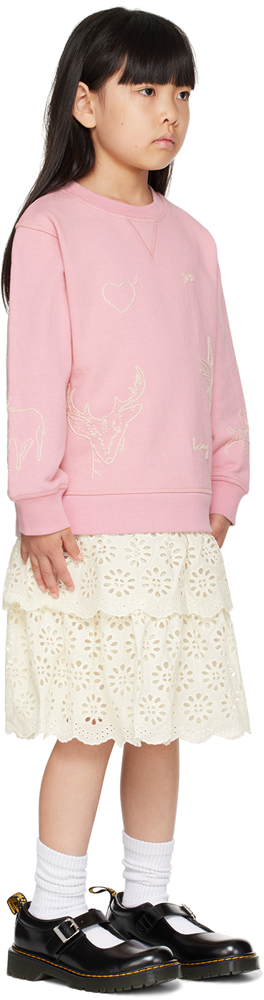 Sea Ny Kids Pink Lainey Dress In Multi