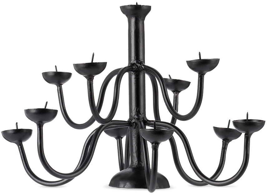 Black Taper Candelabra by Gohar | SSENSE