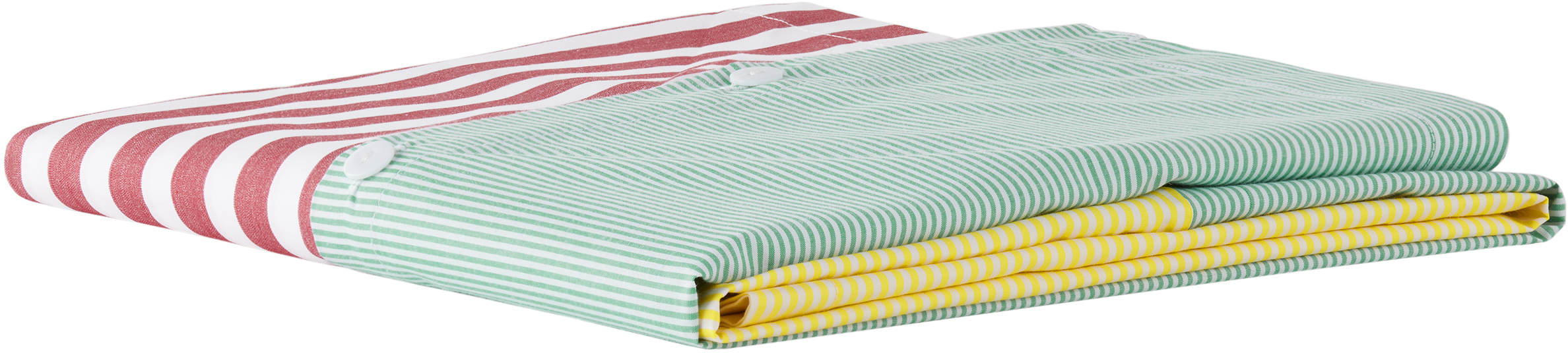 Gohar World Multicolor Stripe Tablecloth In Mp