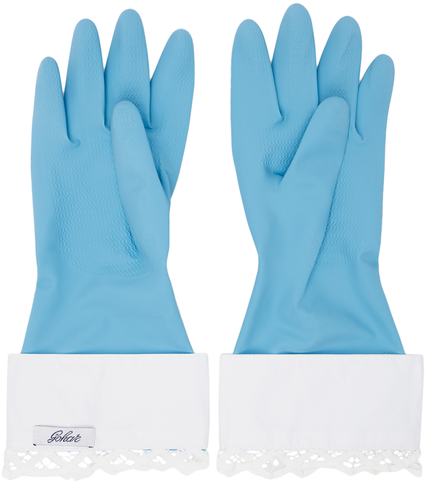 Gohar World Blue Host Gloves In Blue