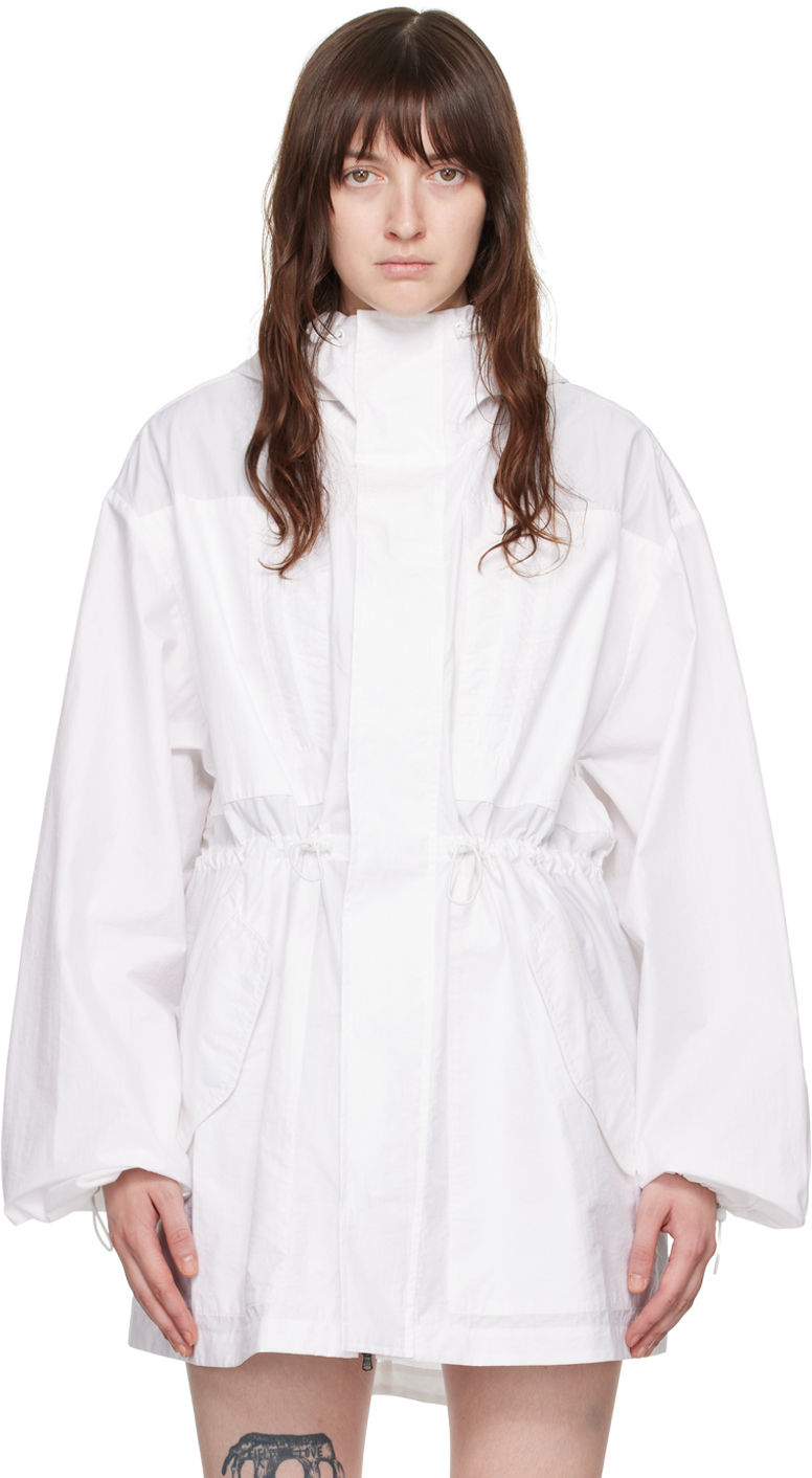 WARDROBE. NYC White Resort Parka Jacket