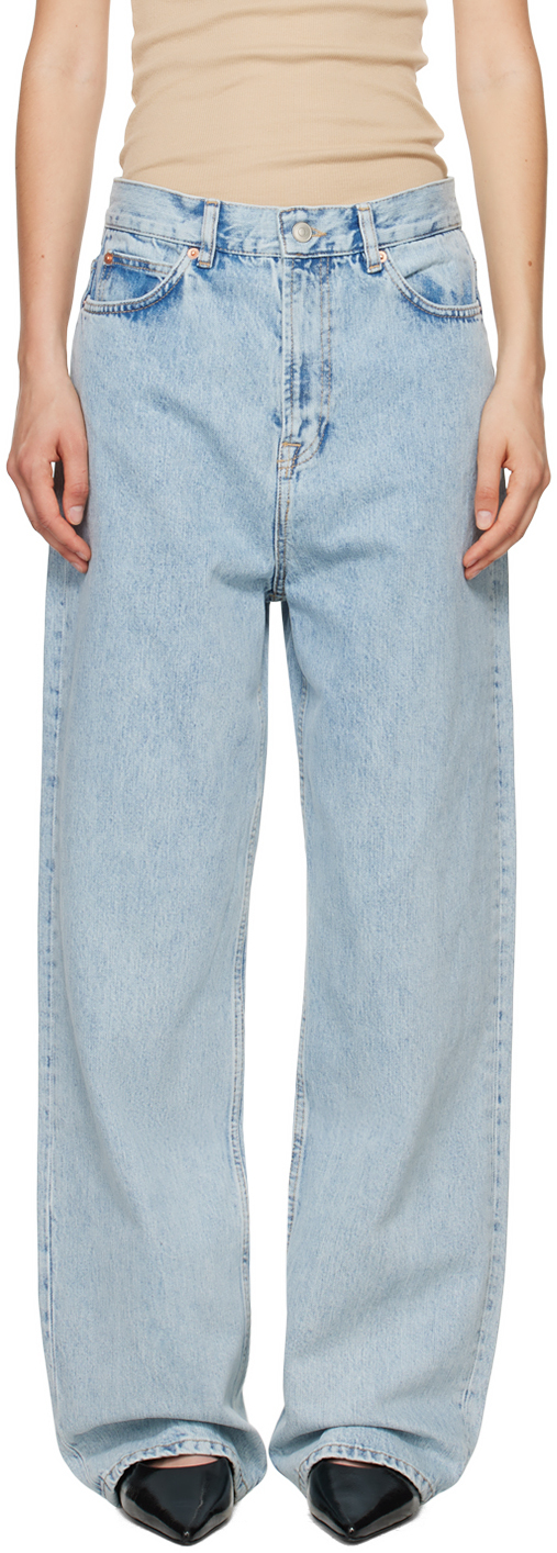 Blue Low Rise Jeans