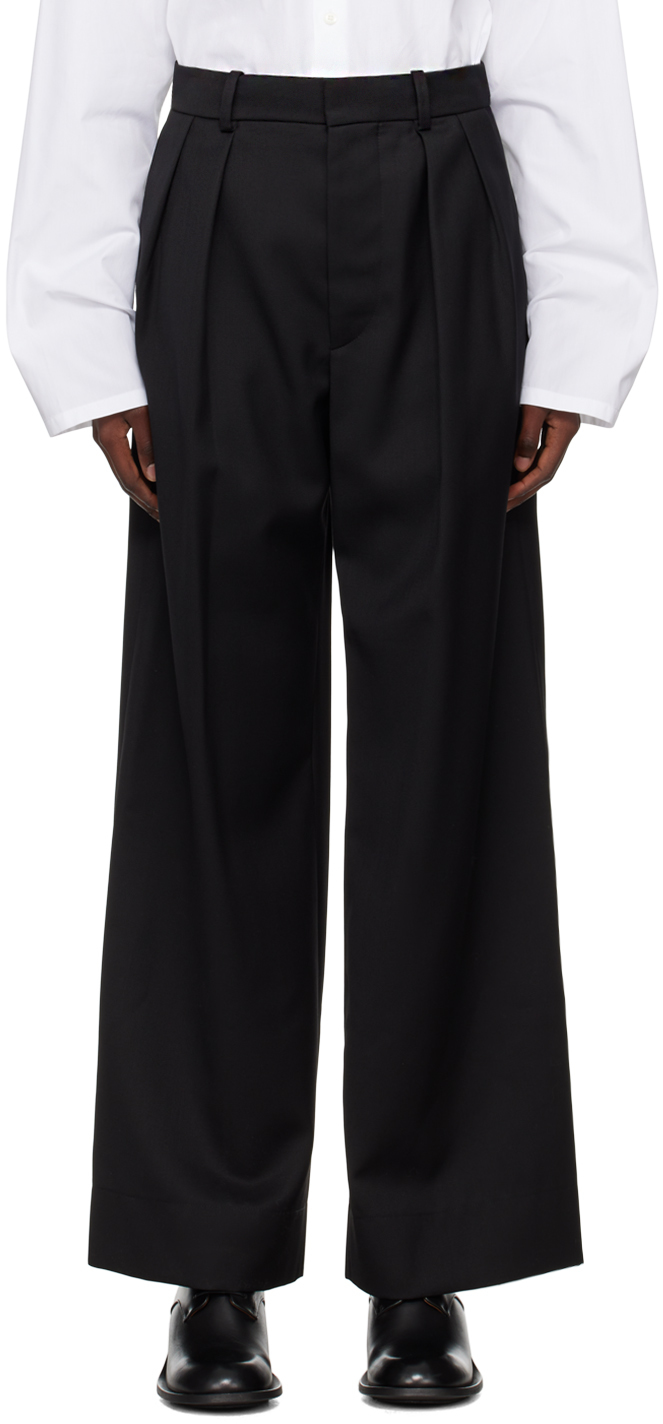 【関税込み】WARDROBE.NYC ブラック ローライズ トラウザーズ WARDROBE.NYCのブラック ローライズ トラウザーズがセール中
