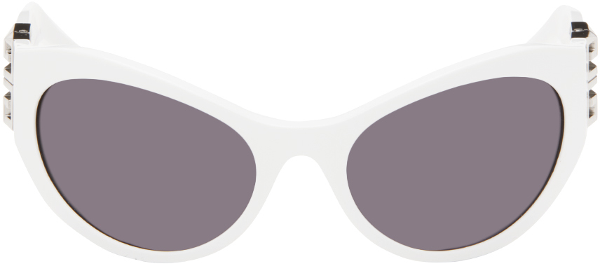 Lunettes De Soleil Chrome Hearts Zelda Blanches - Occasion, Monture Blanche, Style Tendance
