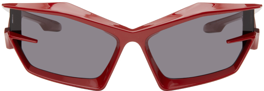 【関税込み】Givenchy レッド Giv Cut サングラス Givenchy - Giv Cut Unisex Injected Sunglasses - Red
