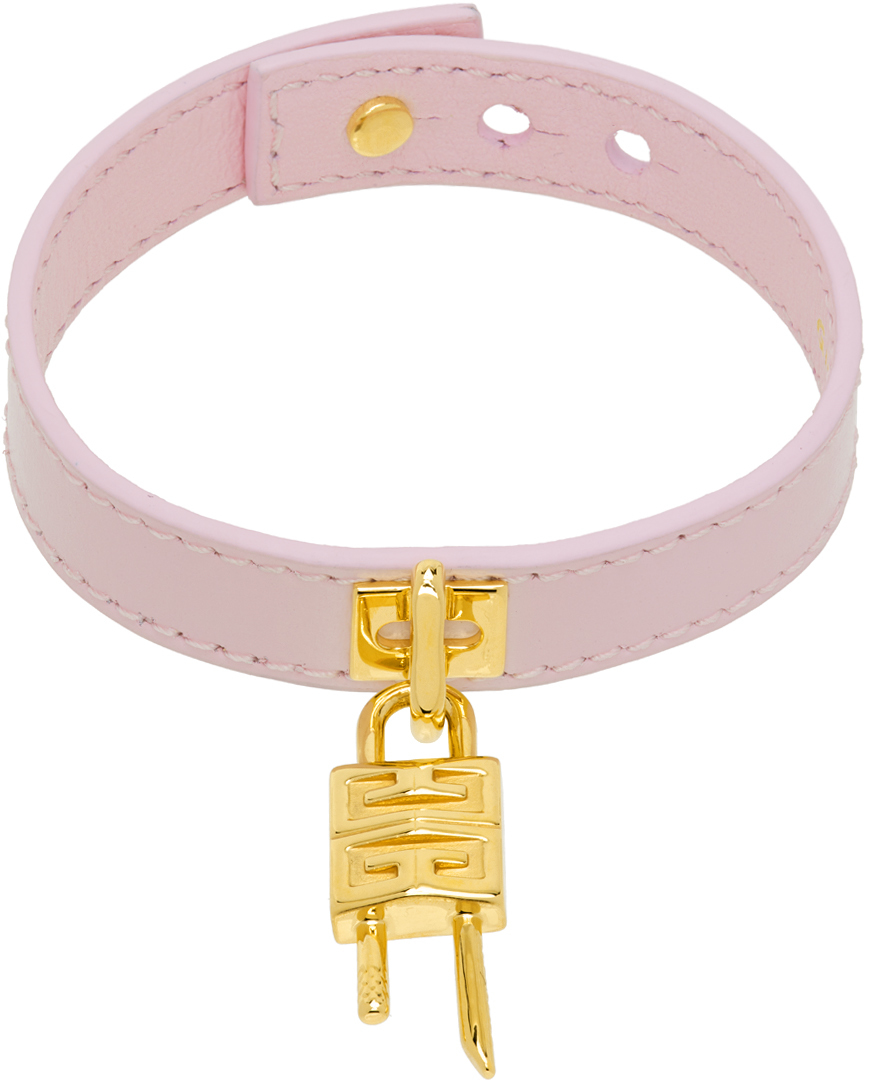 Pink Mini Lock Bracelet