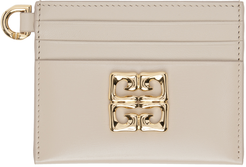 Beige 4G Card Holder