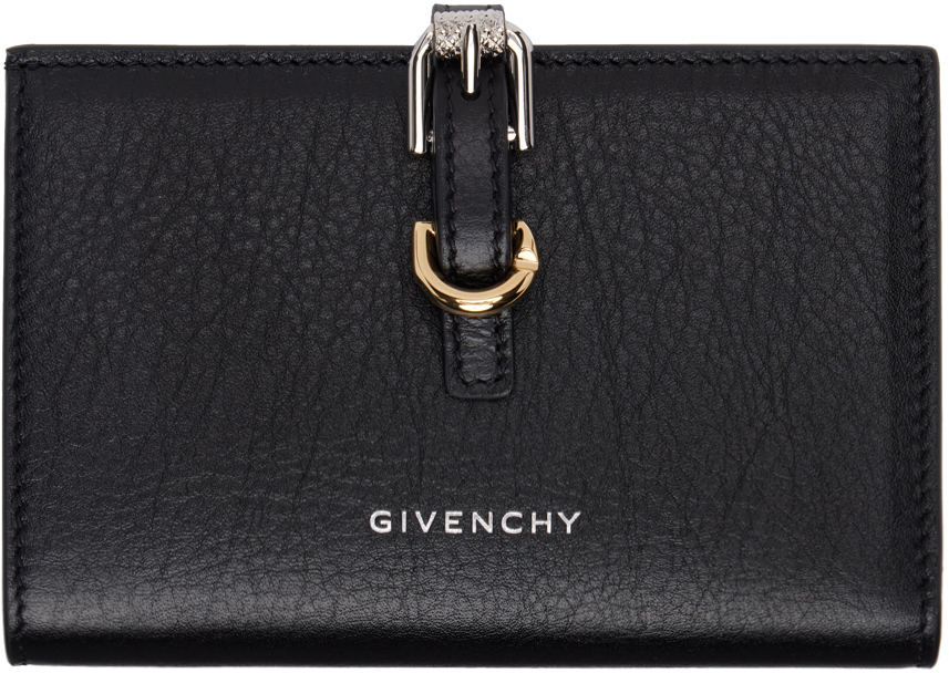 Shop Givenchy Black Voyou Wallet In 001-black