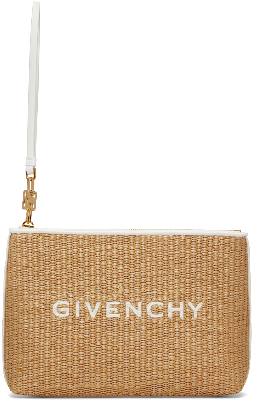 Givenchy Beige Travel Pouch In 101-natural