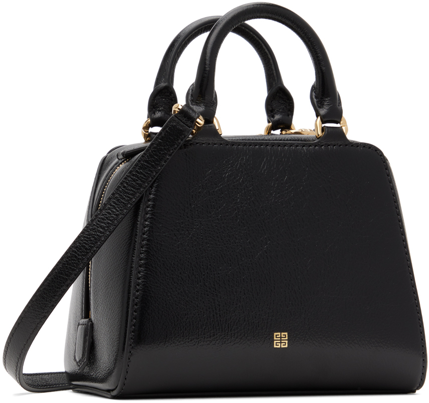 Givenchy Black Nano Antigona Cube Bag In 001-black