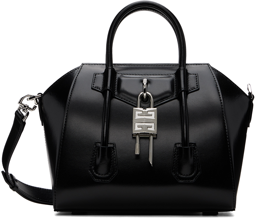 Black Antigona Lock Mini Bag