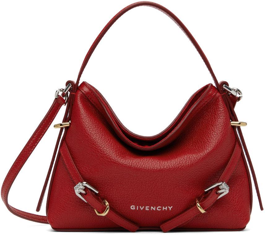 Shop Givenchy レッド ナノ Voyou バッグ In 640-vermillon