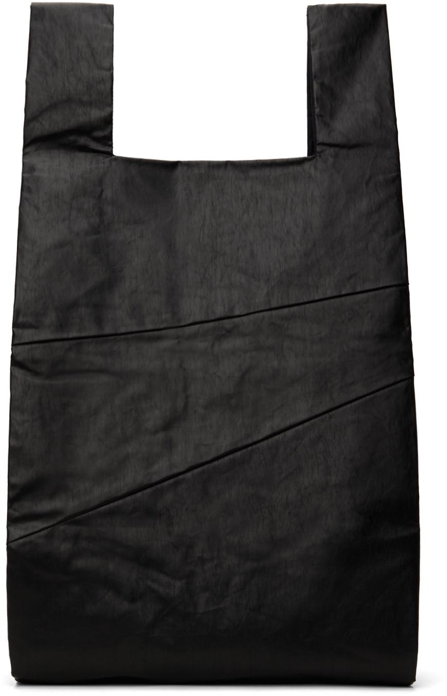 【関税込み】KASSL Editions ブラック スエード トートバッグ KASSL_EDITIONS_FW24_TOTE_BAG_S