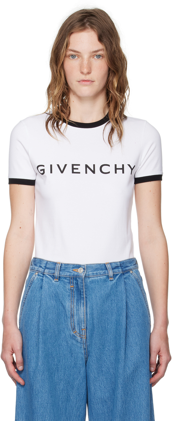 White 'Givenchy' Archetype T-Shirt