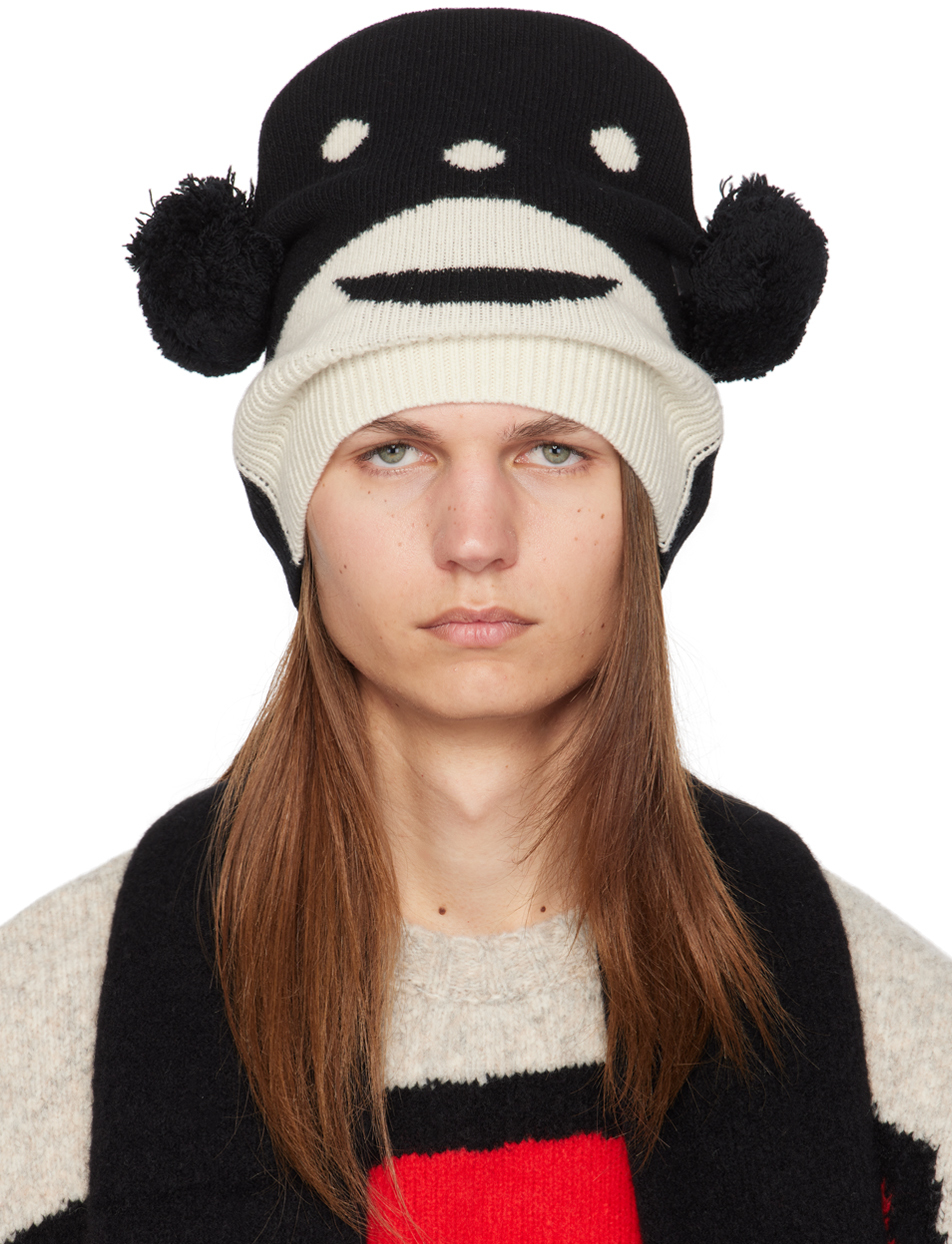 Black & Off-White 9015 Walter Beanie