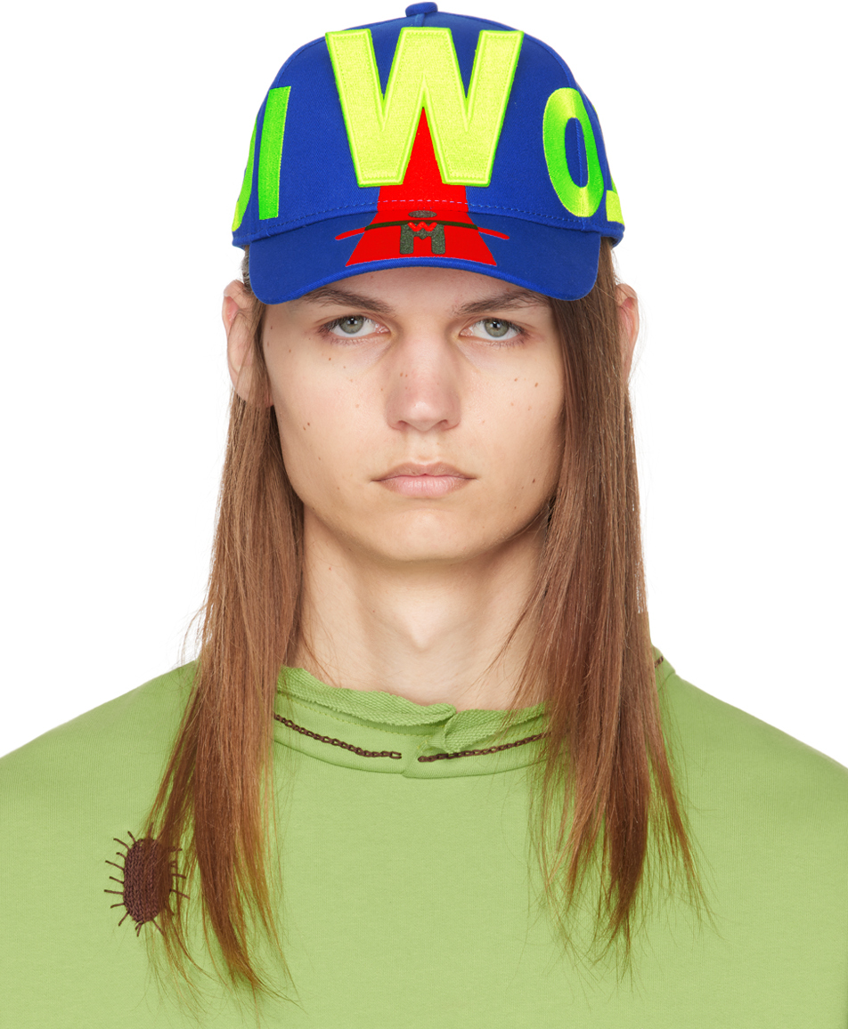 WALTER VAN BEIRENDONCK ブルー 9006 ATOMIC キャップ 