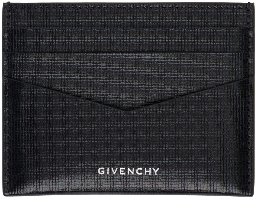 Shop Givenchy Black 4g Classic Card Holder In 001-black