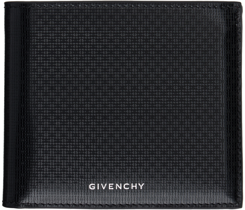 Givenchy Black & Burgundy Billfold 8cc Wallet