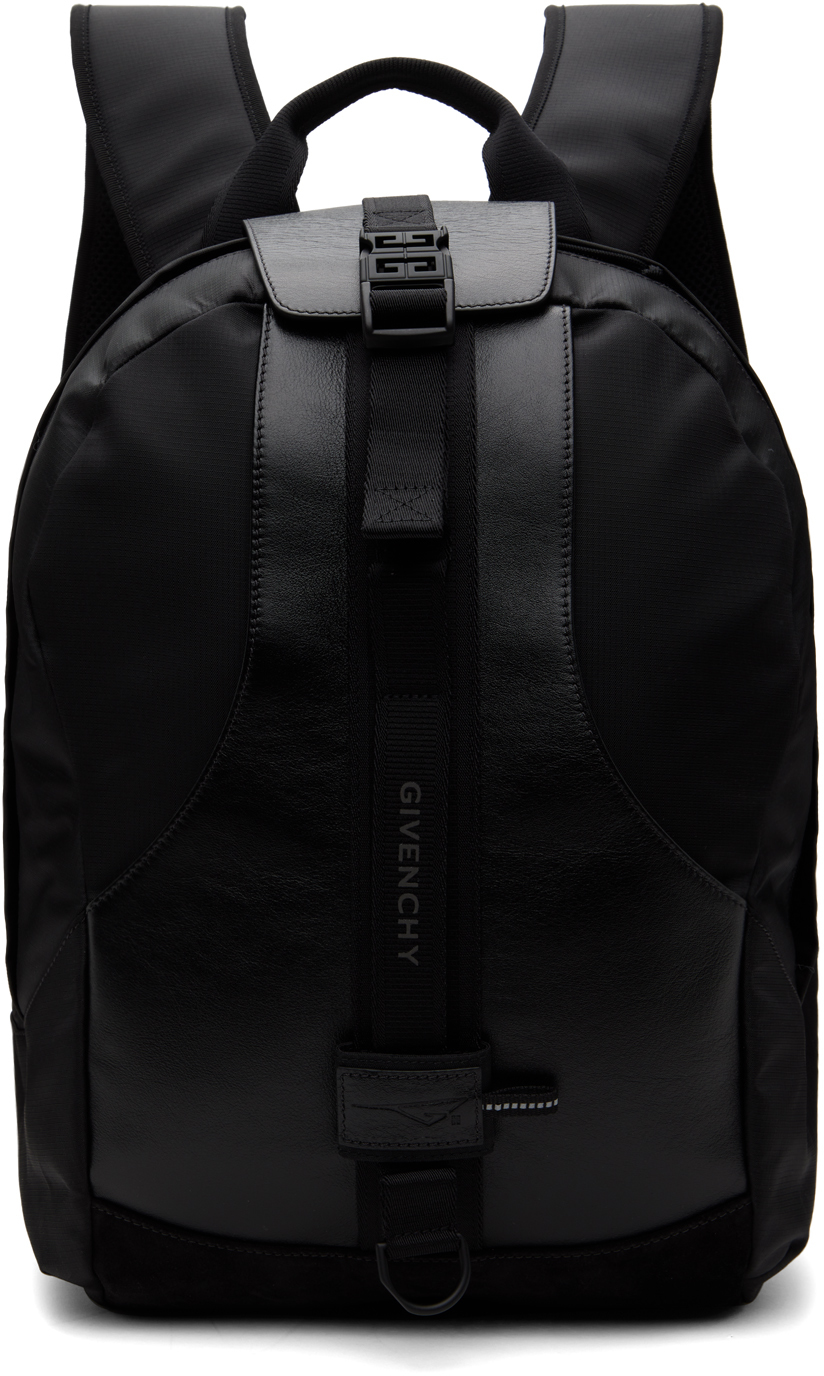 Shop Givenchy ブラック ミディアム G-trail バックパック In 001-black