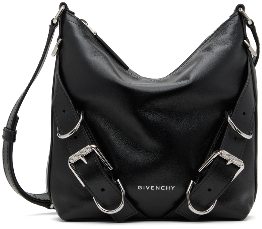 Shop Givenchy ブラック スモール Voyou クロスボディバッグ In 001-black