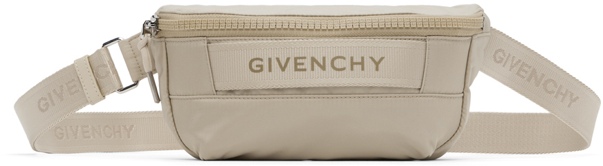 Shop Givenchy ベージュ G-trek ベルトバッグ In 263-beige/cream