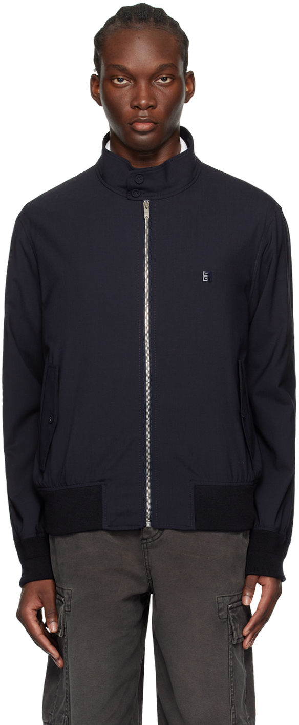 Givenchy Navy 4g Jacket In 403-night Blue