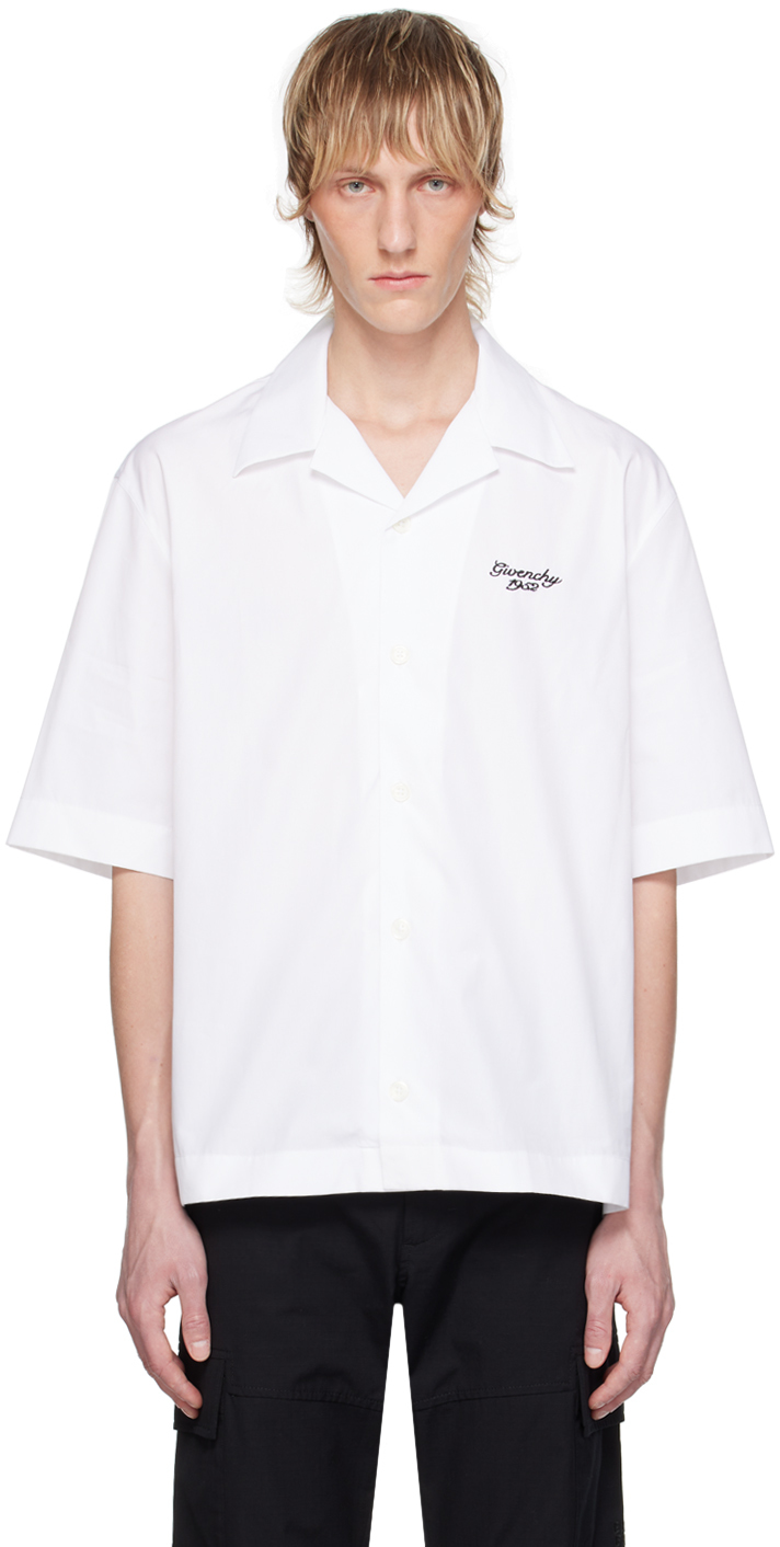 Shop Givenchy White '1952' Shirt In 100-white