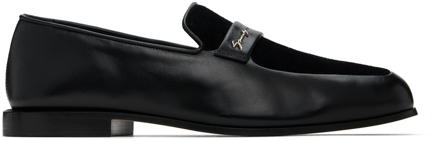 Shop Givenchy Black Show Loafers In 001-black