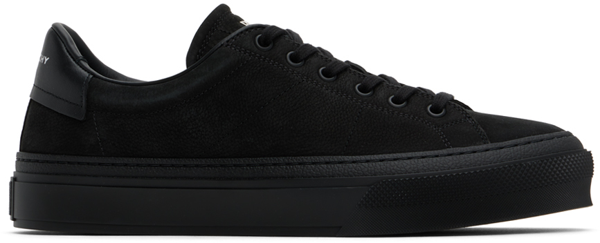 Shop Givenchy Black City Sport Sneakers In 001-black