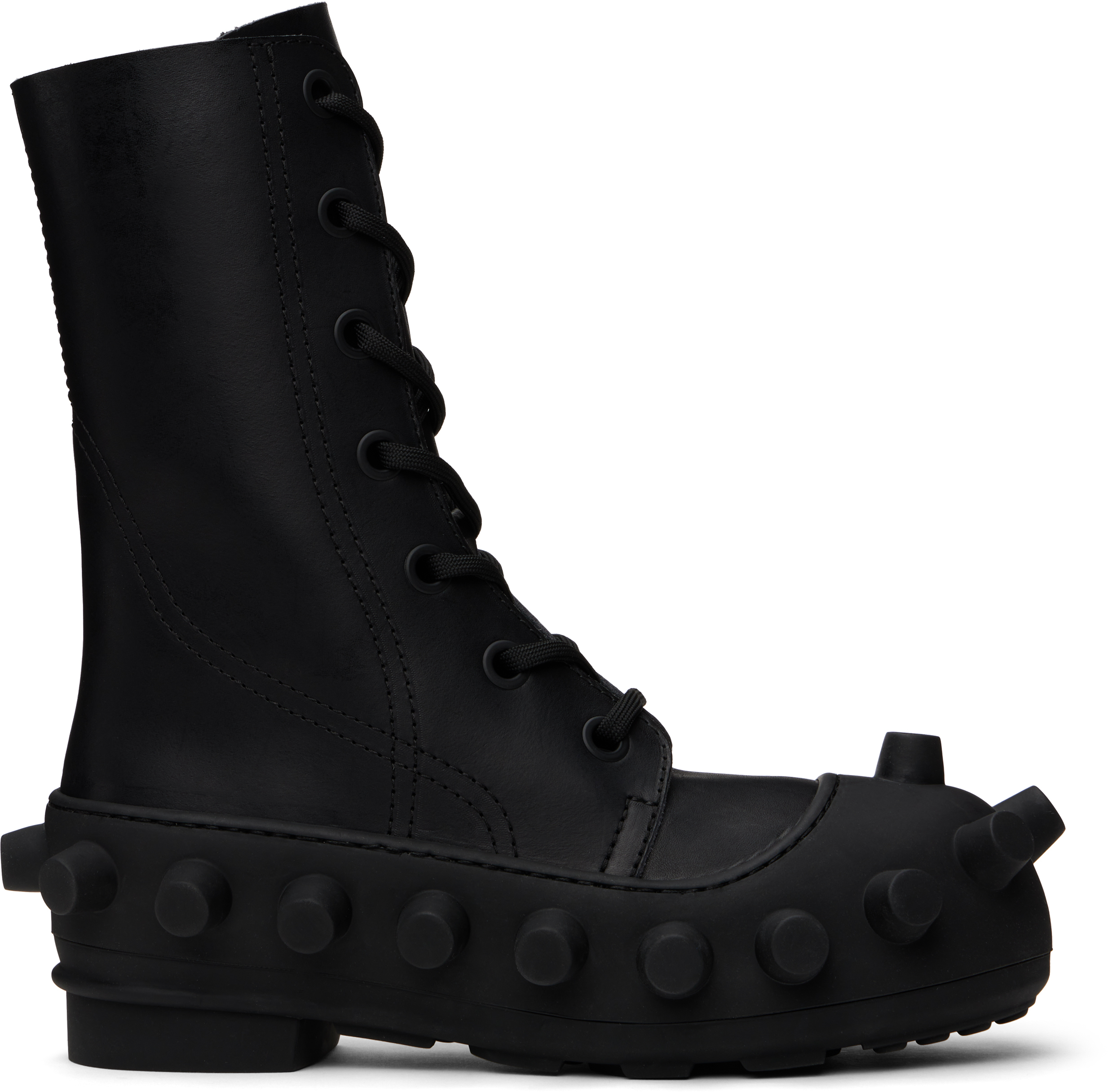 Shop Walter Van Beirendonck Black Boom Boots In Col. I Black