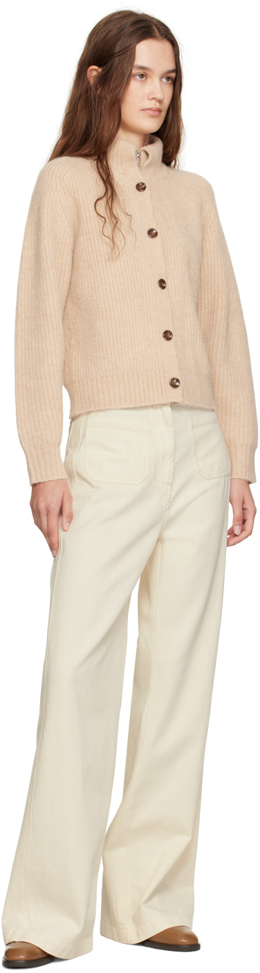 3.1 Phillip Lim Double-closure Cardigan In Pr502 Praline