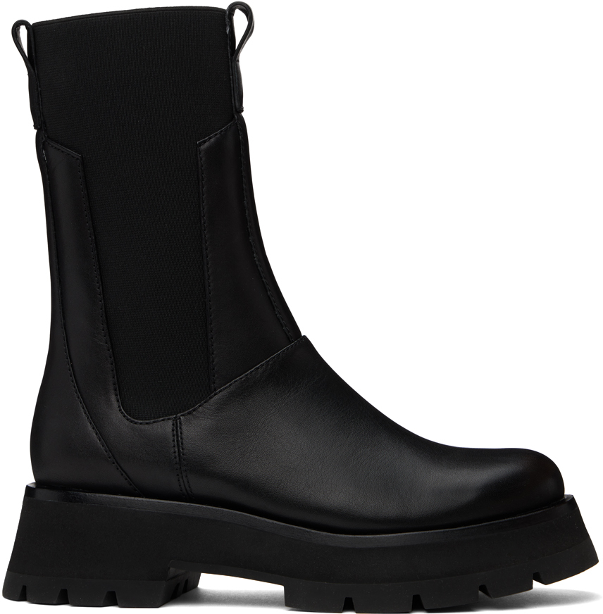 Black Kate Lug Sole Boots