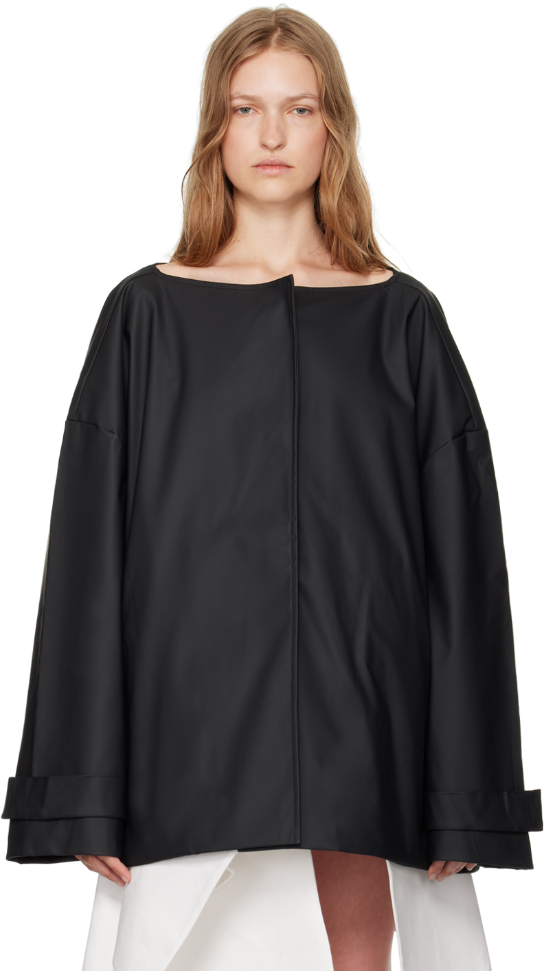 SSENSE Exclusive Black Boat Neck Jacket