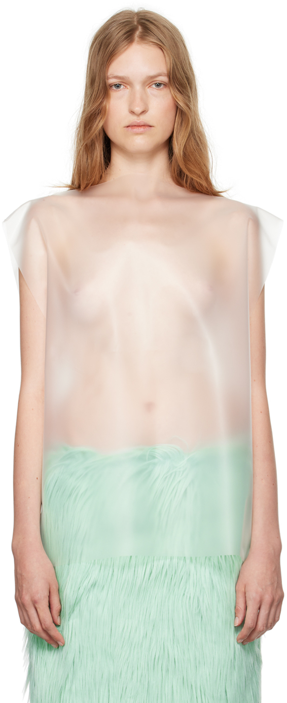 SSENSE Exclusive Transparent Square Top