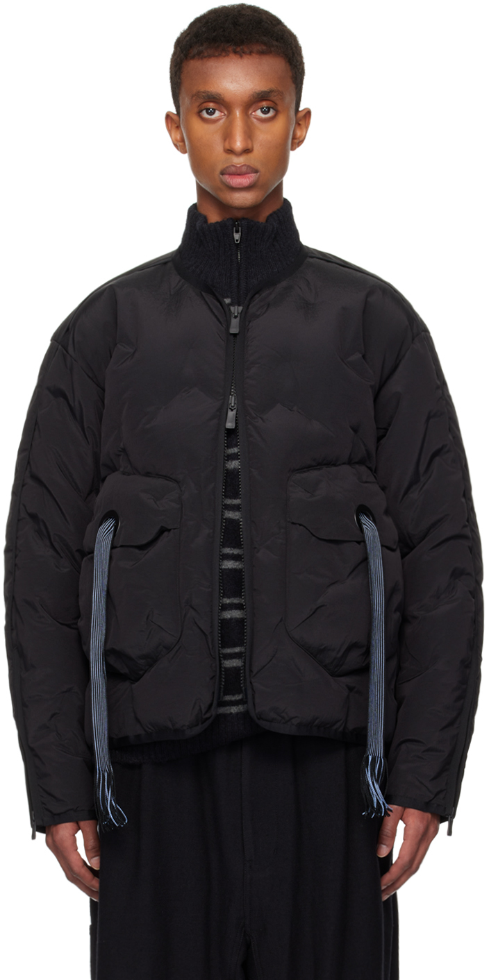 Shop A. A. Spectrum Black Cyberen Ii Down Jacket In Black Cloud