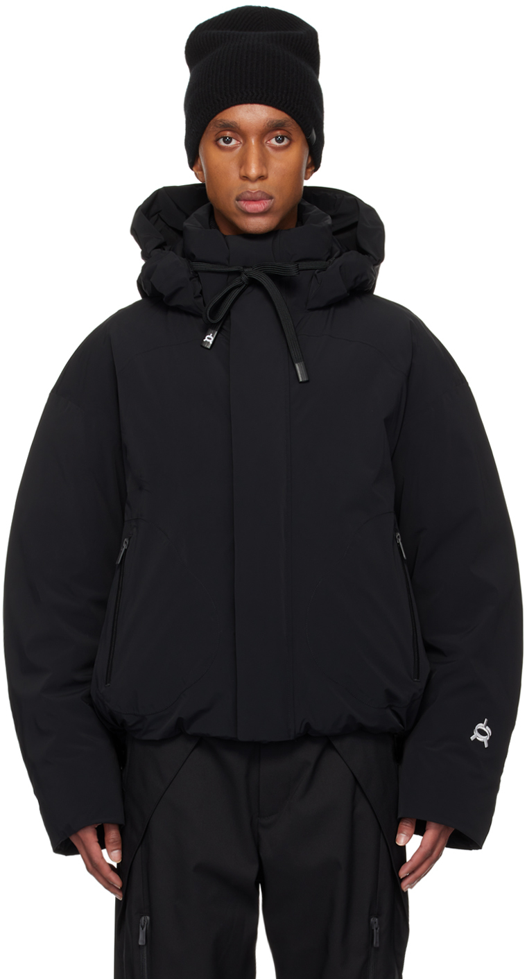 Shop A. A. Spectrum Black Stormcloud Down Jacket In Black Cloud